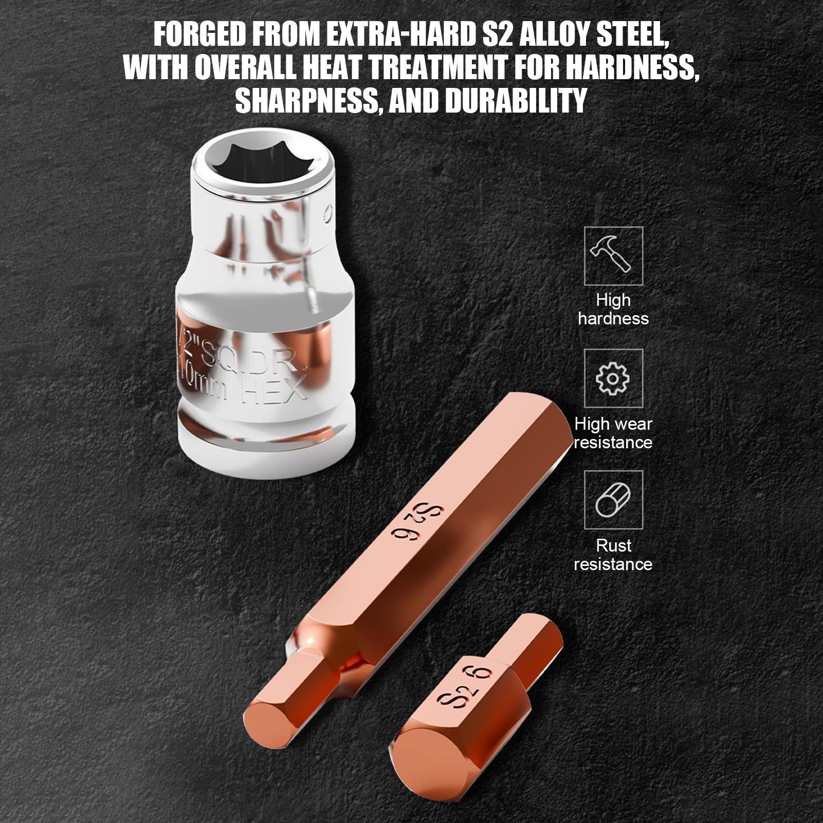 Socket Set - Set di punte magnetiche per trapano,