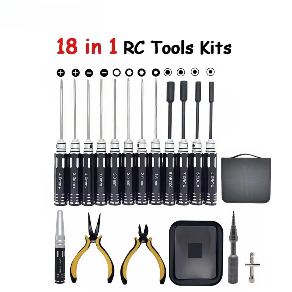 Socket Set - Kit di attrezzi RC 18 in