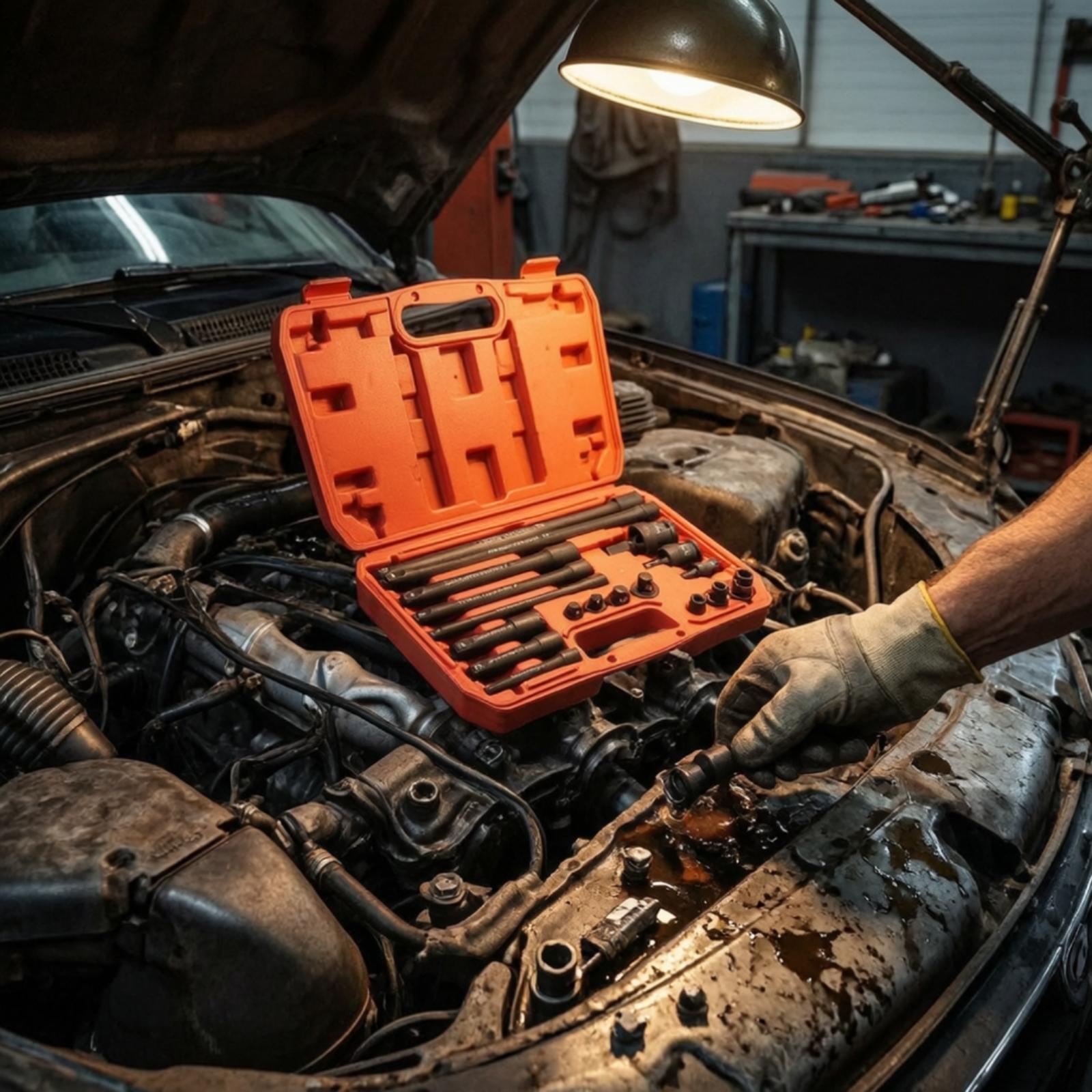 Automotive Tools - Kit Chiave a Impulsi 18 Pezzi