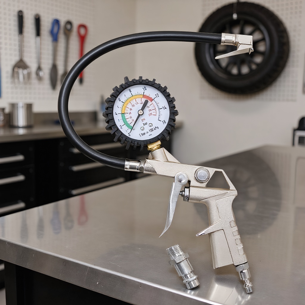Spring Compressor Tool - Manometro per Pneumatici Tipo Pistola, Strumento