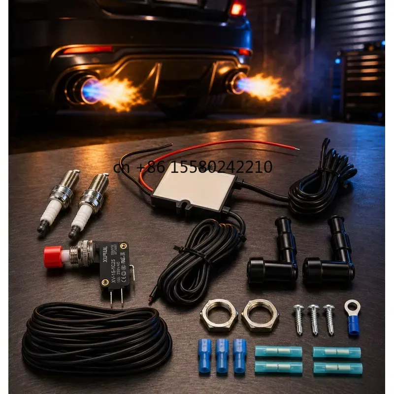 Spark Plug - Kit lanciafiamme universale per scarico auto