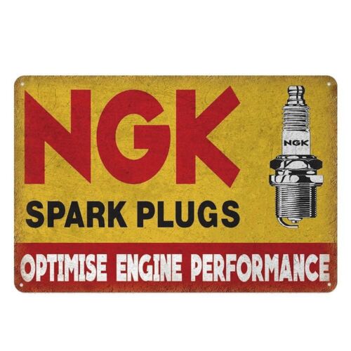 Targa in latta con candele NGK - Spark Plug recensione e prezzo