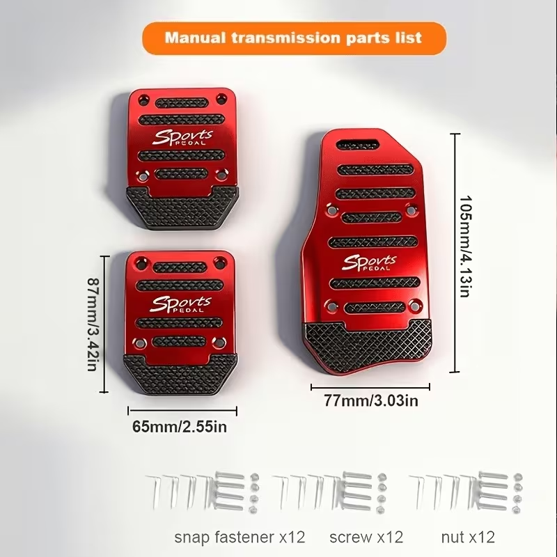 Set di 2/3 Copripedali per Aut - Brake Pad Set recensione e prezzo